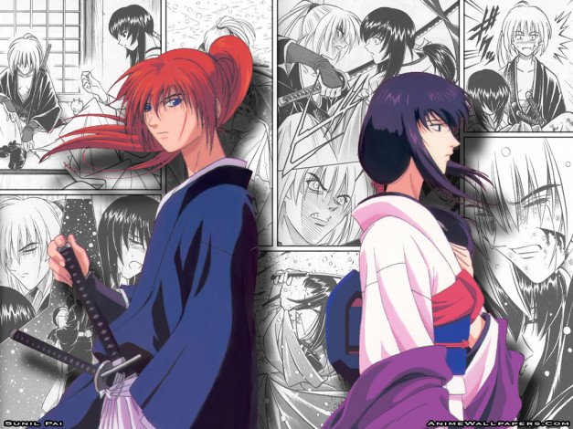 Обои картинки фото аниме, rurouni, kenshin