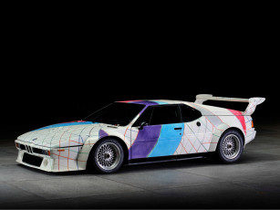 Картинка bmw m1 procar art car by frank stella автомобили