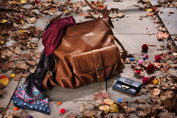 обоя разное, сумки, кошельки, зонты, кошелек, платок, листья, перчатки, сумка