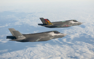 Картинка авиация боевые самолёты истребитель f-35 лайтнинг lightning ii