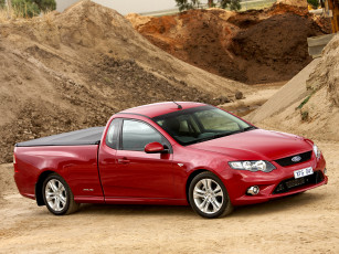 Картинка автомобили ford красный fg ute xr6 falcon