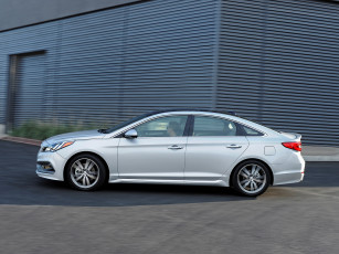 Картинка автомобили hyundai 2015г sonata sport us-spec lf светлый