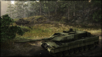 Картинка видео+игры armored+warfare танки лес