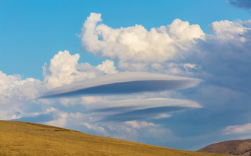 Картинка природа облака сша клифорния холмы небо