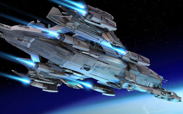 Картинка star+citizen видео+игры полет вселенная космический корабль