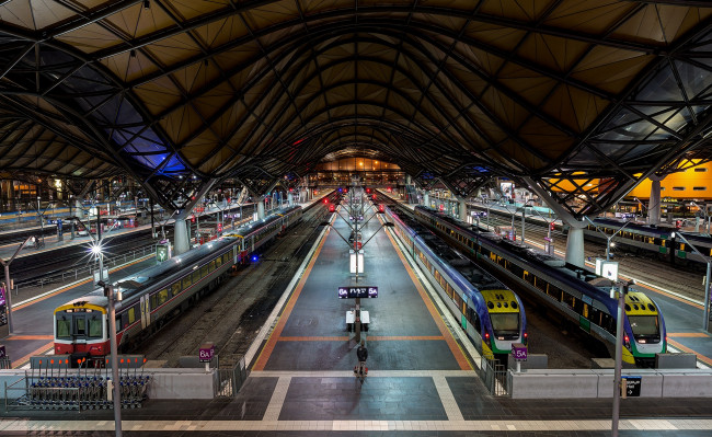 Обои картинки фото техника, поезда, вокзал