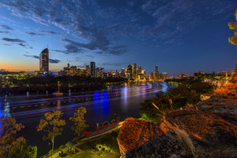 Картинка австралия города -+панорамы камни свет небоскребы