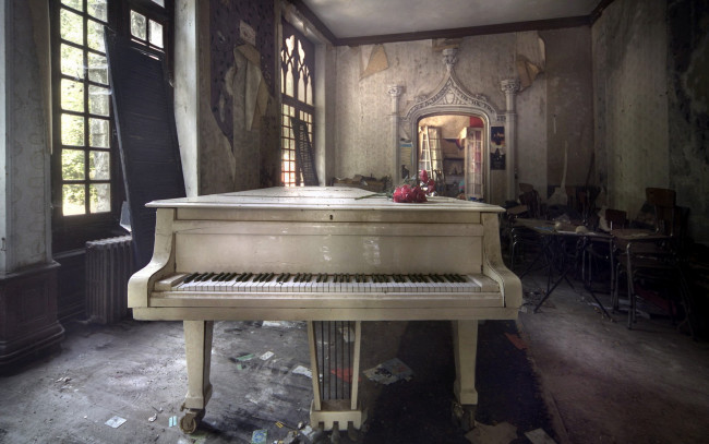 Обои картинки фото музыка, -музыкальные инструменты, рояль, комната, окно