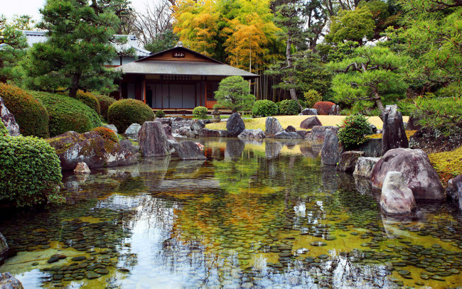 Обои картинки фото природа, парк, японский, сад