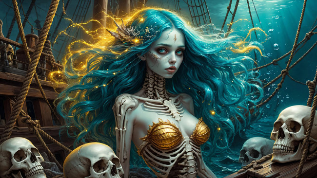 Обои картинки фото фэнтези, нежить, нейросети, графика, нейроарт, ai, art, нейронные, сети, рисунки, нейро, искусство, нейрографика, graphics, neuroart, neural, networks, drawings, neuro, neurography