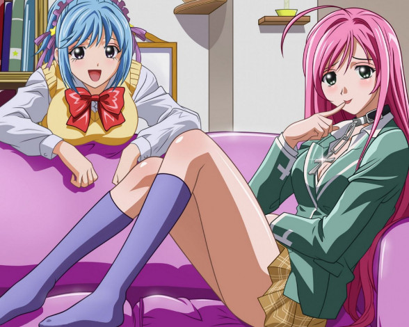 Обои картинки фото аниме, rosario, vampire