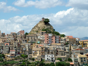 Картинка centuripe италия города панорамы