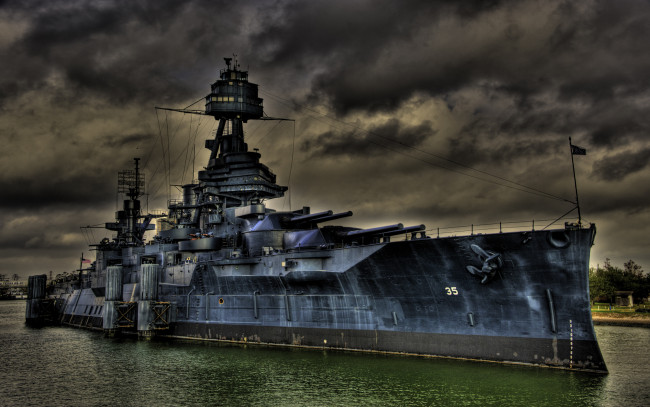 Обои картинки фото battleship, texas, bb35, корабли, крейсеры, линкоры, эсминцы, техас, линкор