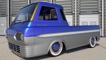 Картинка автомобили 3д ford e100