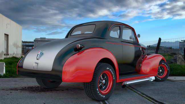 Обои картинки фото автомобили, 3д, 1939, chevrolet