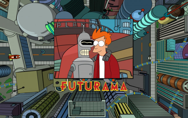 Обои картинки фото futurama, мультфильмы, футурама