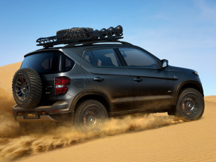 Картинка автомобили chevrolet песок темный concept 2014г niva