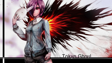 Картинка аниме tokyo+ghoul kirishima touka tokyo ghoul токийский монстр девушка
