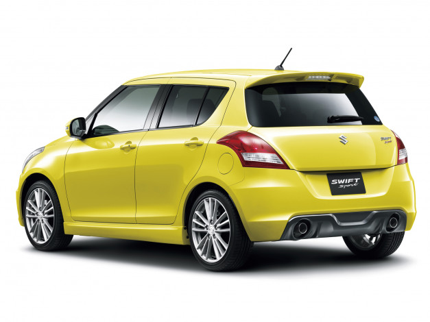 Обои картинки фото автомобили, suzuki, swift, sport, 5-door, jp-spec, желтый