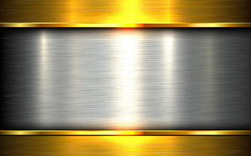 Картинка 3д+графика абстракция+ abstract plate gold metal steel золото металл