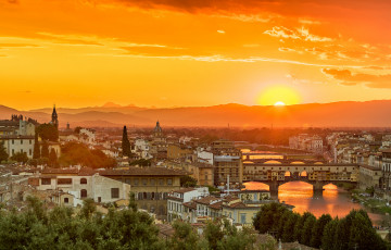 Картинка florenz города флоренция+ италия рассвет