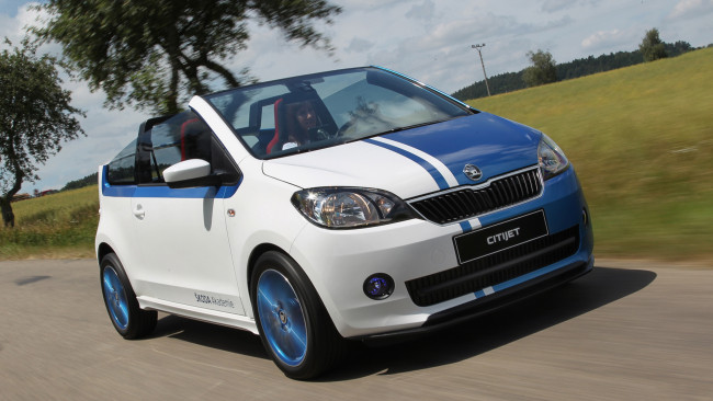 Обои картинки фото skoda citigo citijet concept 2014, автомобили, skoda, citigo, citijet, concept, 2014