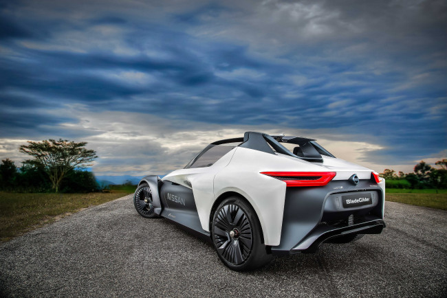 Обои картинки фото автомобили, nissan, datsun, prototype, bladeglider, 2016г