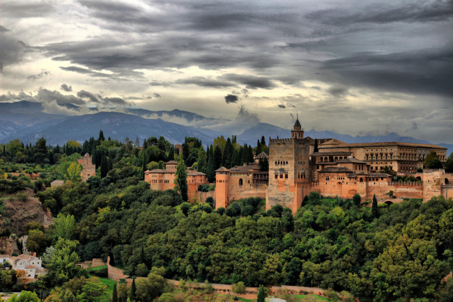 Обои картинки фото la alhambra, города, - дворцы,  замки,  крепости, крепость