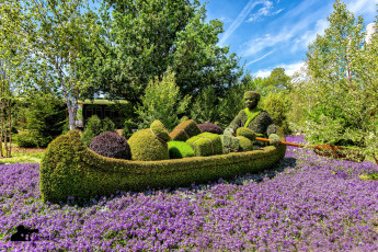 Картинка разное садовые+и+парковые+скульптуры парк красиво природа пейзаж фигура цветочная скульптура