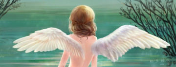 Картинка фэнтези ангелы pai yu
