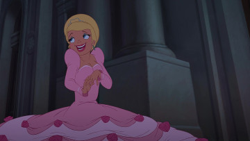 обоя мультфильмы, the princess and the frog, принцесса, девушка, платье