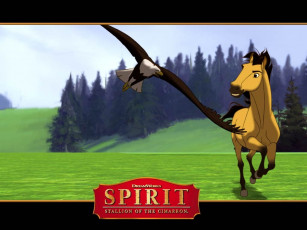 обоя мультфильмы, spirit, stallion, of, the, cimarron