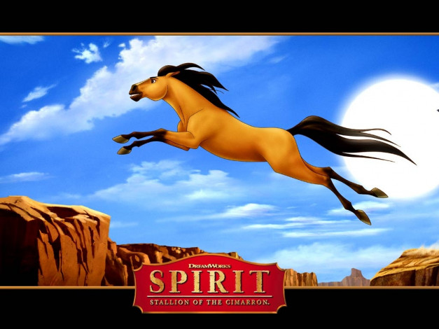 Обои картинки фото мультфильмы, spirit, stallion, of, the, cimarron