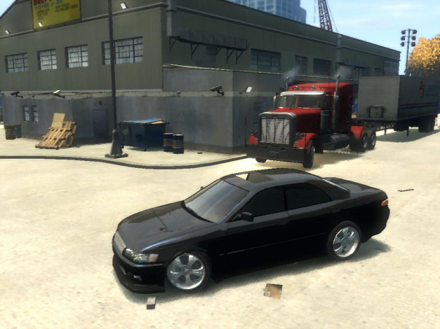 Обои картинки фото toyota, mark, ii, 90, in, gta, iv, видео, игры, grand, theft, auto