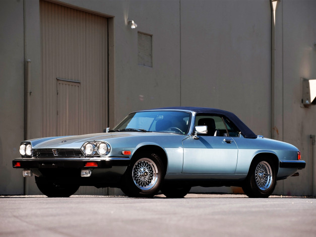 Обои картинки фото jaguar, xjs, convertible, 1975, автомобили
