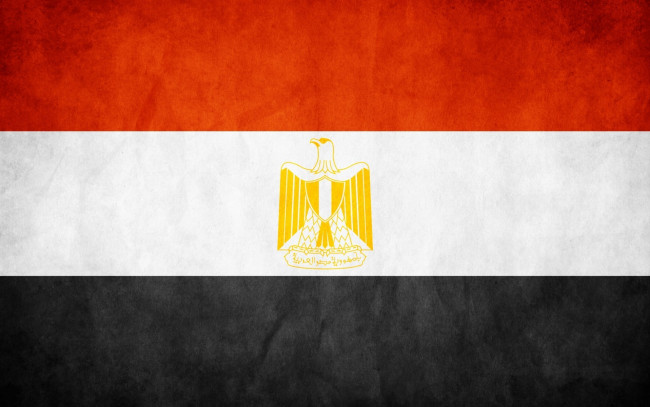 Обои картинки фото египет, разное, флаги, гербы, орел, черный, красный, белый