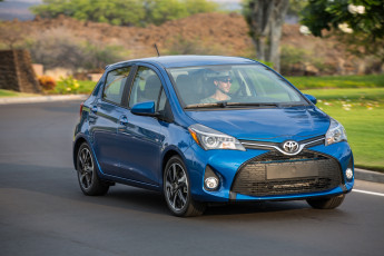 Картинка автомобили toyota 2015г синий us-spec 5-door se yaris