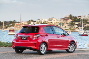 обоя автомобили, toyota, красный, 2014г, zr, yaris