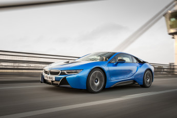 Картинка 2015+bmw+i8 автомобили bmw синий бмв