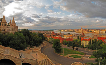 Картинка города будапешт+ венгрия будапешт дома площадь