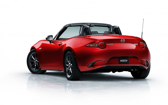 Обои картинки фото автомобили, mazda, красный, 2014г, np, roadster