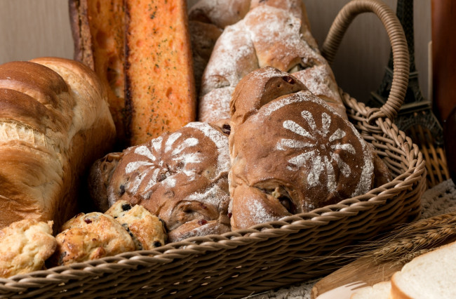 Обои картинки фото еда, хлеб,  выпечка, булочки, ассортимент