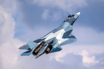 Картинка su-57+ t-50+pak-fa авиация боевые+самолёты истребитель