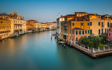обоя города, венеция , италия, grand, canal, cityscape, panorama, канал, венеция, italy, venice, channel