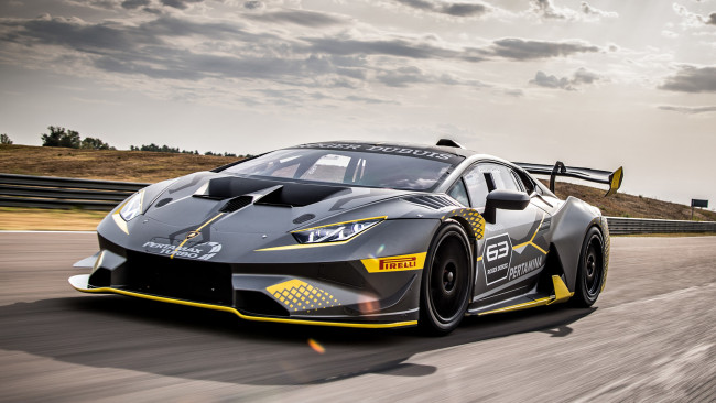 Обои картинки фото lamborghini huracan super trofeo evo 2018, автомобили, lamborghini, huracan, evo, 2018, super, trofeo