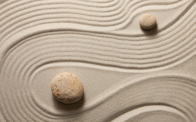 Обои картинки фото разное, ракушки,  кораллы,  декоративные и spa-камни, sand, zen, камни, песок, stone