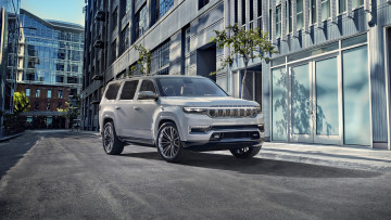 обоя jeep grand wagoneer concept 2020, автомобили, jeep, новая, модель, grand, wagoneer, concept, 2020, белый, американские