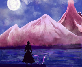 Картинка аниме mo+dao+zu+shi цзянь чэн река горы луна