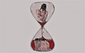 Картинка аниме mo+dao+zu+shi вэй усянь лань ванцзы песочные часы кровь