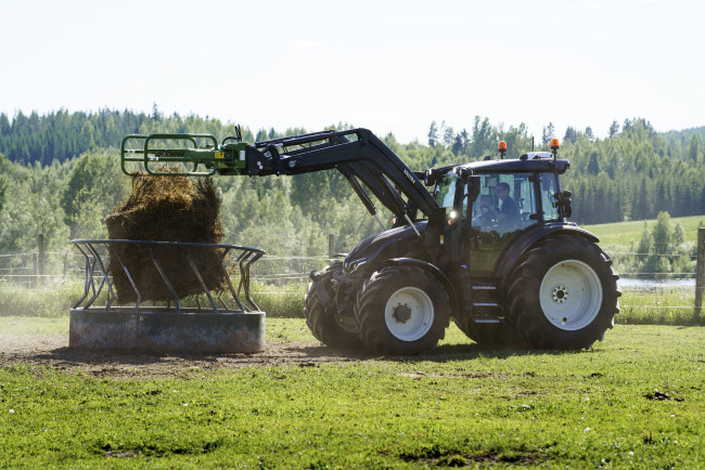 Обои картинки фото техника, фронтальные погрузчики, valtra